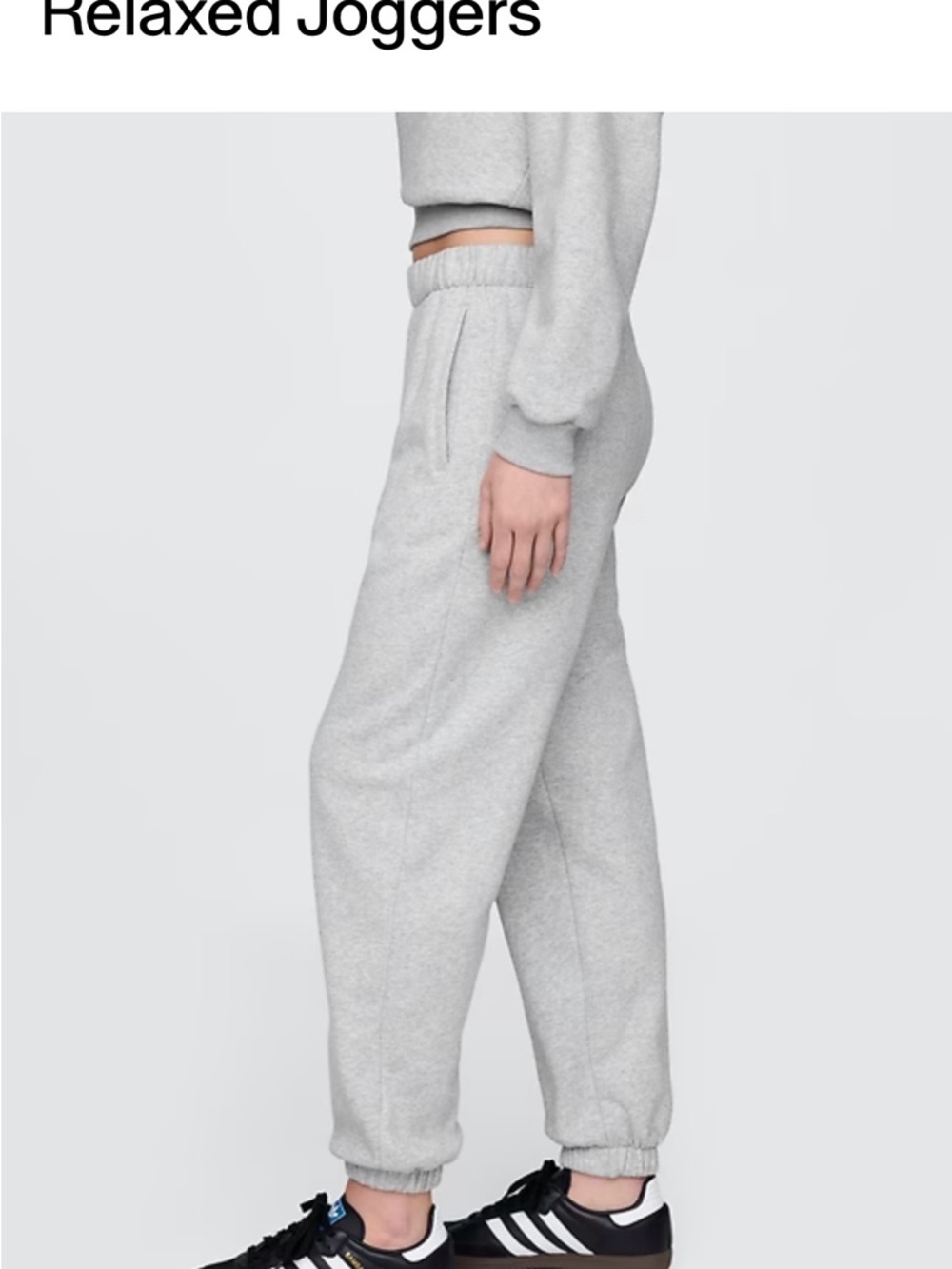 Gap Vintage Soft Relaxed Jogger Sweatsuit Set – Neutral / Size Small – Like New - Picture 3 of 7